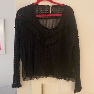 Free People Mesh Top